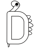 Letter D Craft - D is for Dinosaur