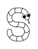Letter S Craft - S is for Snake