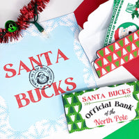 Santa Bucks Green Envelope